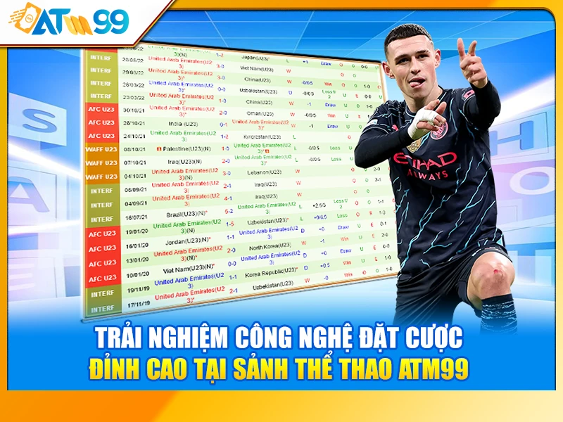 Trải Nghiệm Công Nghệ Đặt Cược Đỉnh Cao Tại Sảnh Thể Thao ATM99